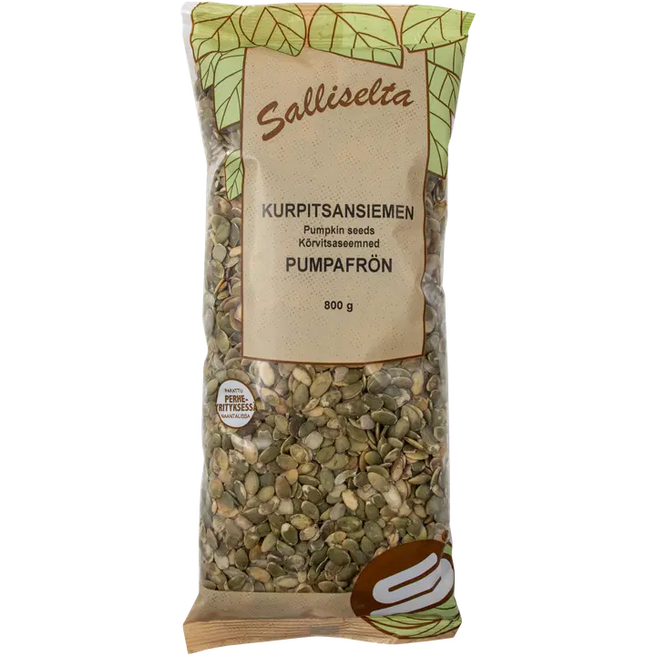 Salliselta Kurpitsansiemen 800g