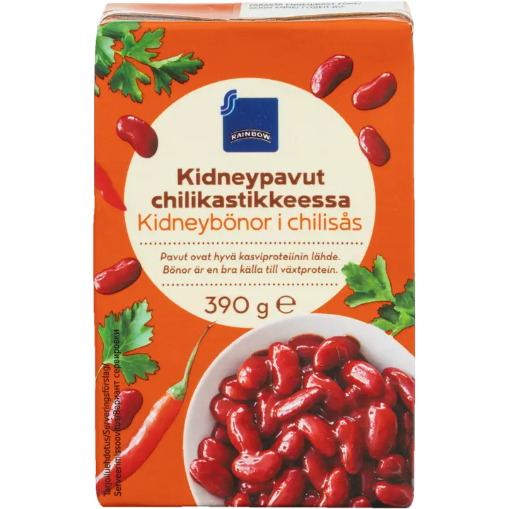 Rainbow punased oad tšillikastmes 390g