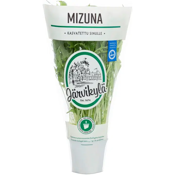 Järvikylän Mizuna salaatti min. 70g