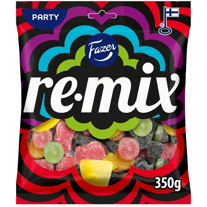 Fazer Remix karkkipussi 350g
