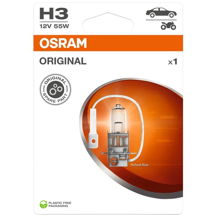 Autolamp Osram H3 55W 12V PK22S