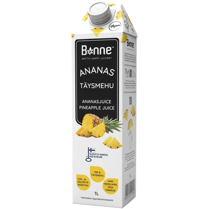 Bonne Ananastäysmehu 1L