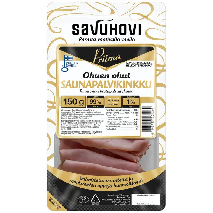 Savuhovi Priima ohuen ohut Saunapalvi 150g