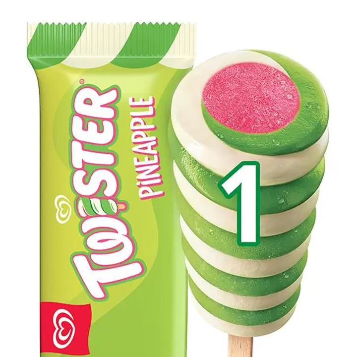 Twister Pineapple Jäätelöpuikko 80ml/72g