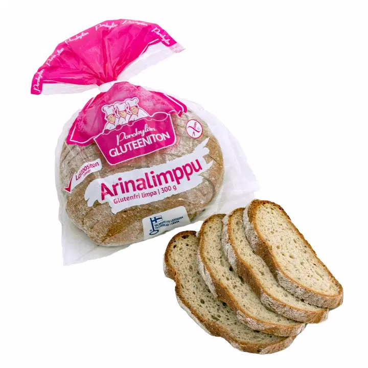 Porokylän Arinalimppu 300 g gluteeniton sekaleipä