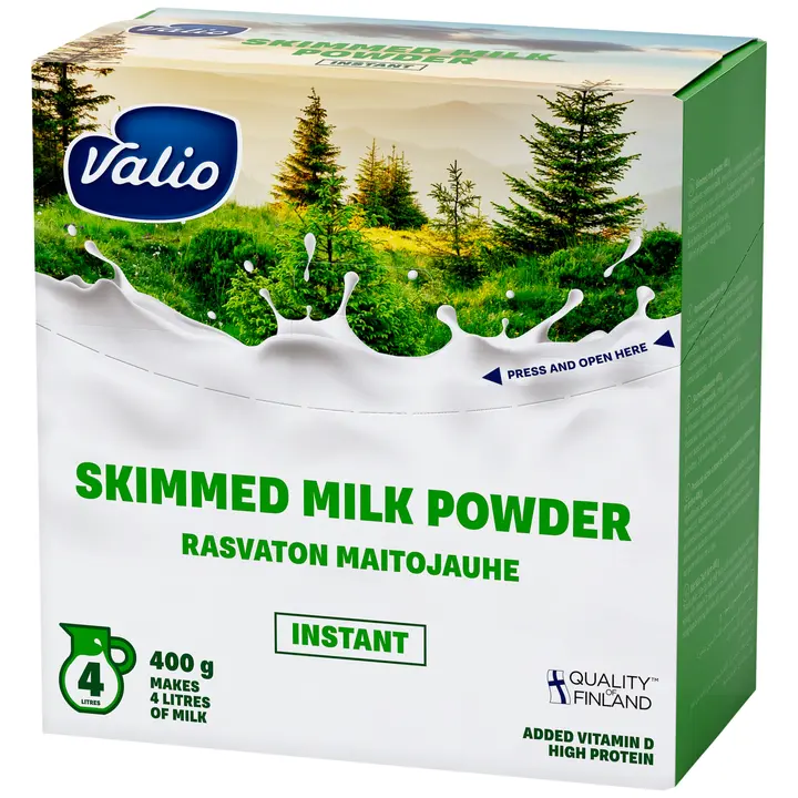 Valio rasvaton maitojauhe instant 400 g