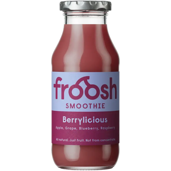 Fazer Froosh Hedelmä- ja marjasmoothie 250 ml Mustikka ja Vadelma