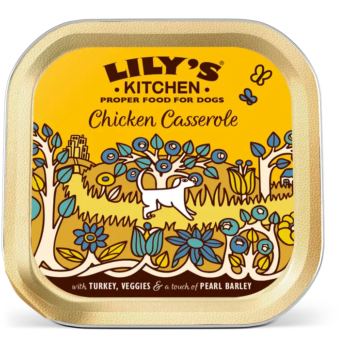 Lily's Kitchen 150g Chicken and Turkey Casserole sis. kanaa, kalkkunaa ja kasviksia koiranruoka