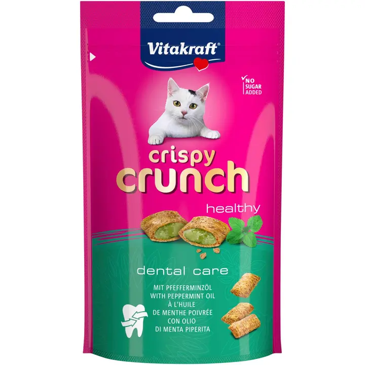 Vitakraft Crispy Crunch Piparminttu Kissanherkku 60g