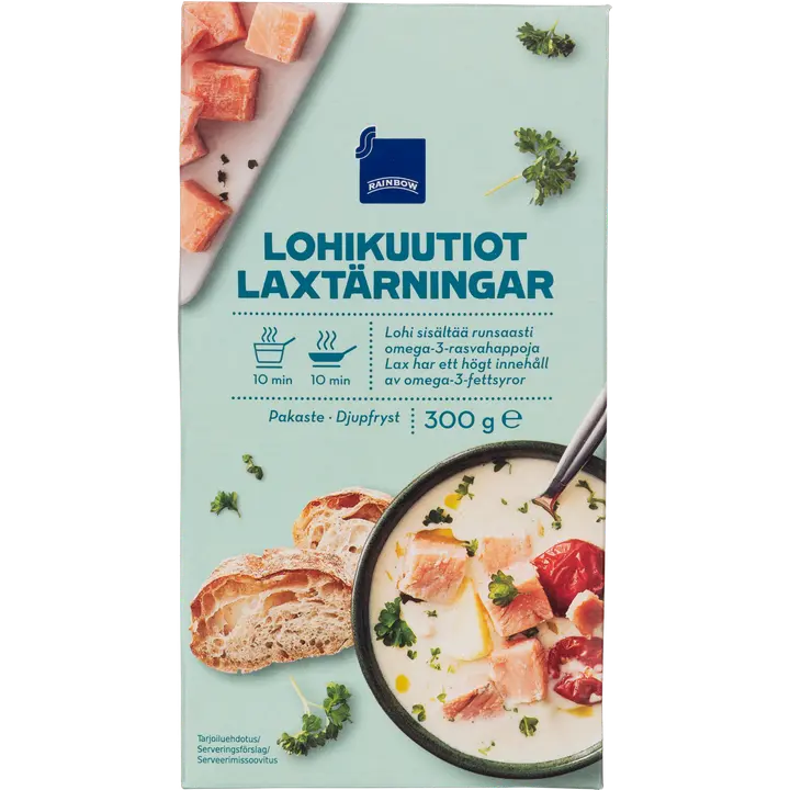 Lõhekuubikud, 300 g