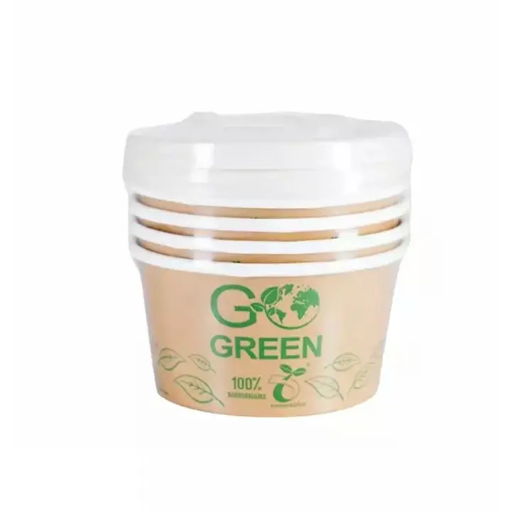 Go Green biolagunevad toidukarbid 350ml, 5tk