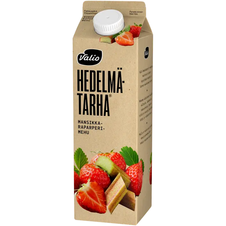Valio Hedelmätarha® mansikka-raparperimehu 1 l