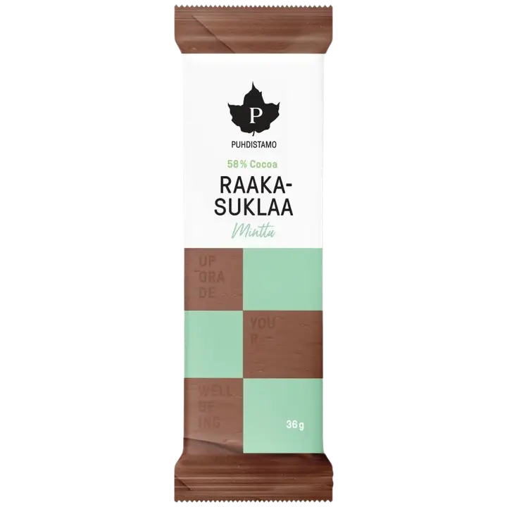 Puhdistamo Raakasuklaapatukka Minttu 33 g