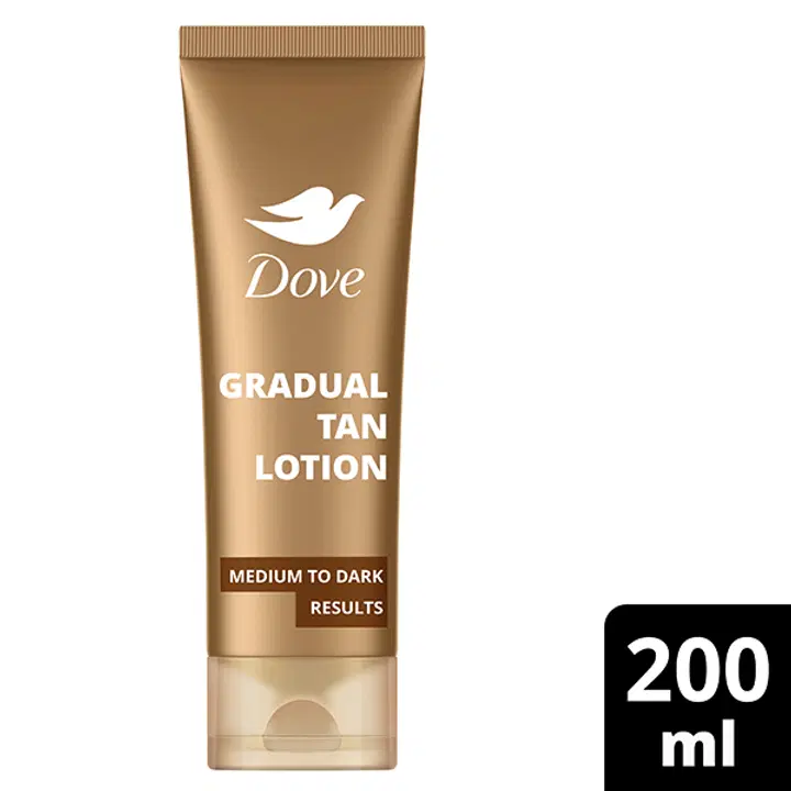 Dove Summer Revived Medium to Dark itseruskettava kosteusvoide  200 ml