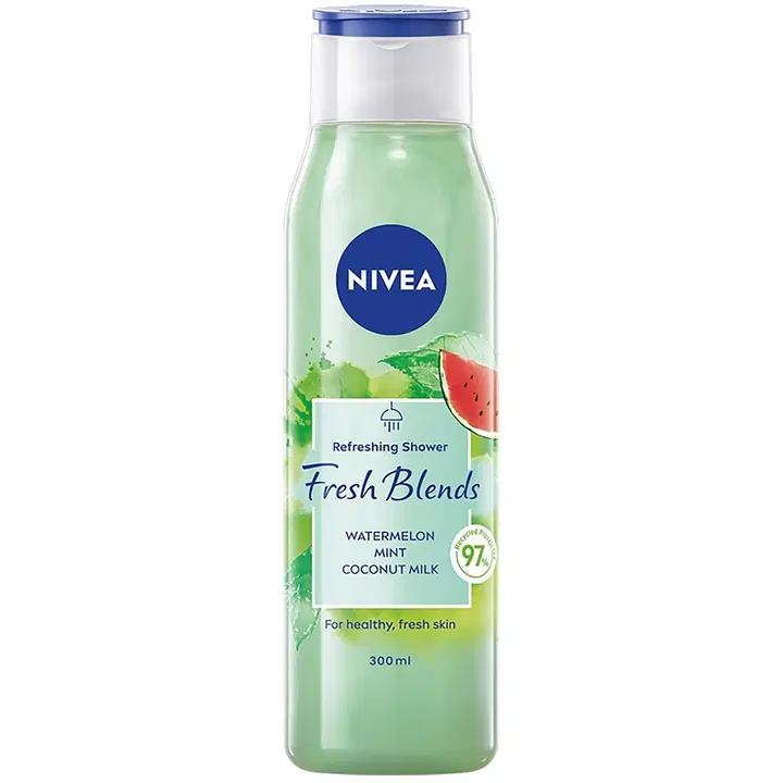 NIVEA 300ml Fresh Blends Refreshing Watermelon Shower Gel -suihkugeeli