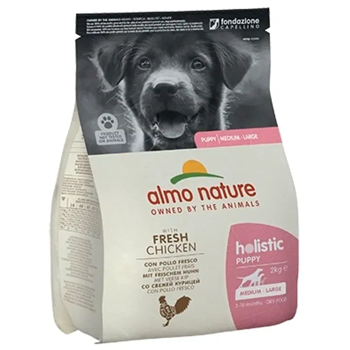 Almo Nature Holistic Puppy M-Lkoiranpentujen täysravinto kana 2 kg