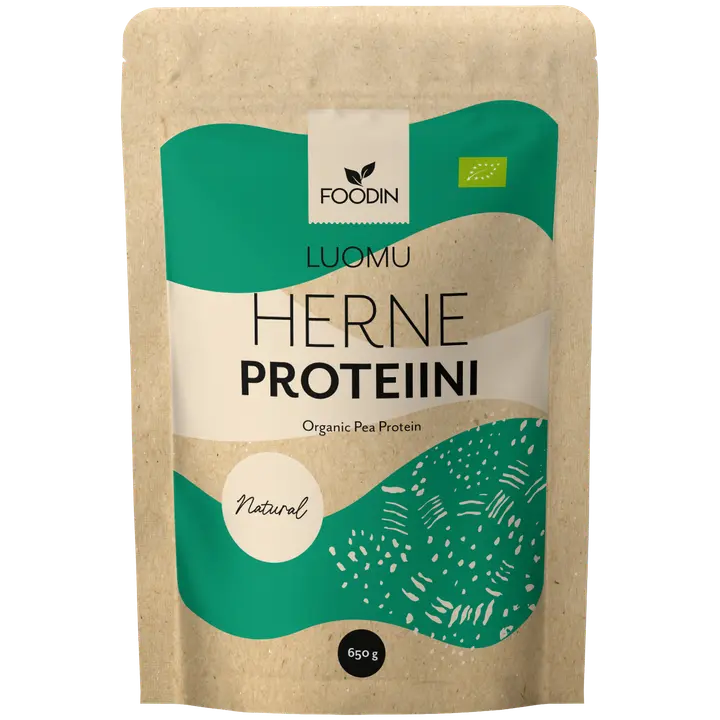 Foodin Herneproteiini, maustamaton luomu 650g