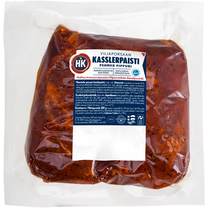 HK Viljaporsaan Kasslerpaisti pehmeän pippurinen n. 1,1 kg
