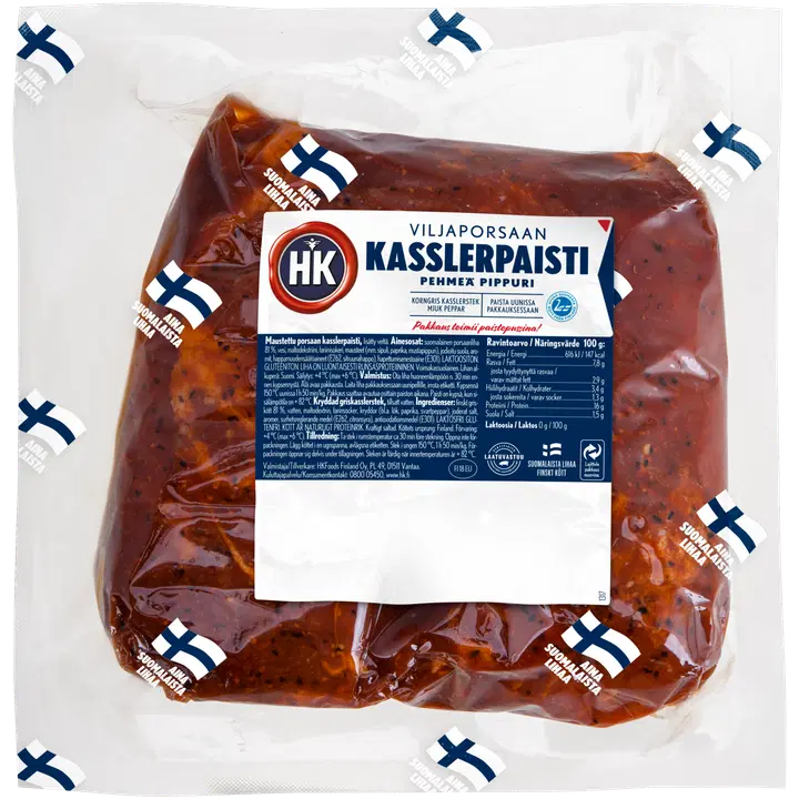 HK Viljaporsaan Kasslerpaisti pehmeän pippurinen n. 1,1 kg