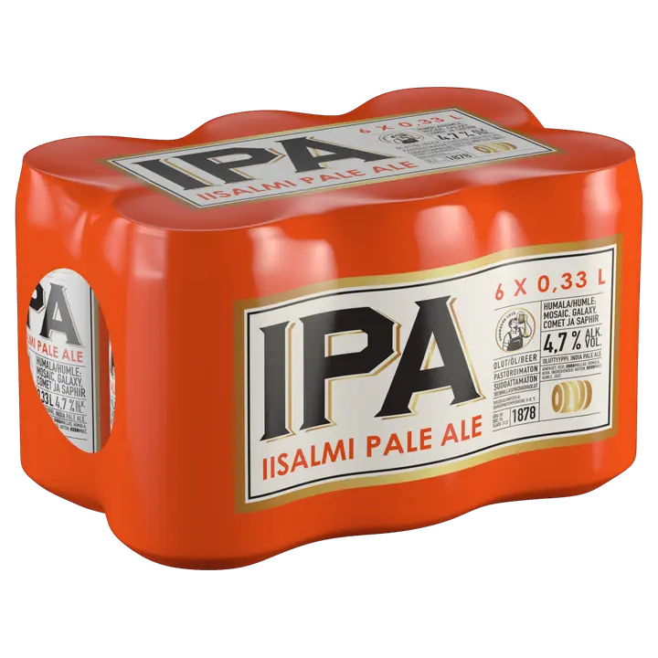 6xOLVI IPA 4,7 % olut 0,33 l tlk