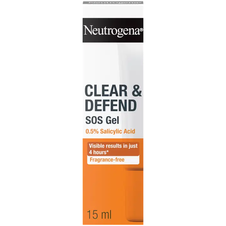 Neutrogena® Clear & Defend SOS Gel 0,5 % Salicylic Acid, täsmähoitogeeli 15 ml