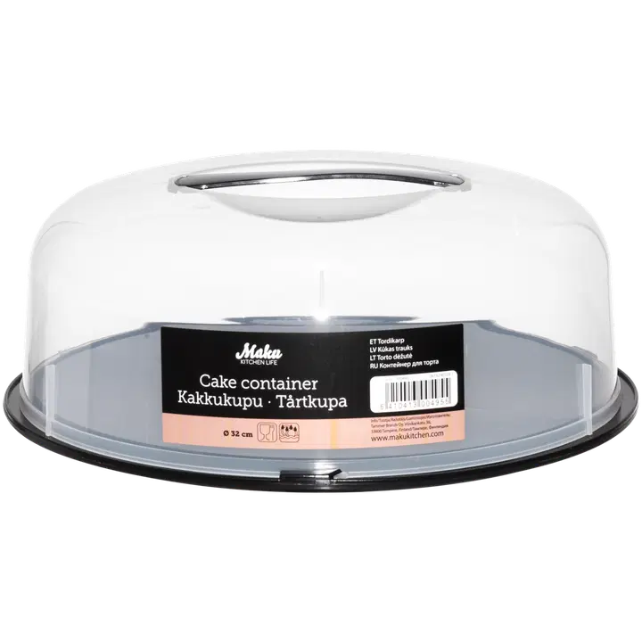 Maku Basic kakkukupu pyöreä musta 32 cm