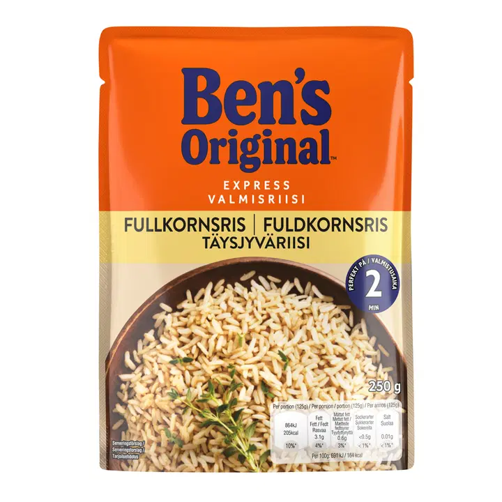 Ben's Original Täysjyväinen valmisriisi 250g