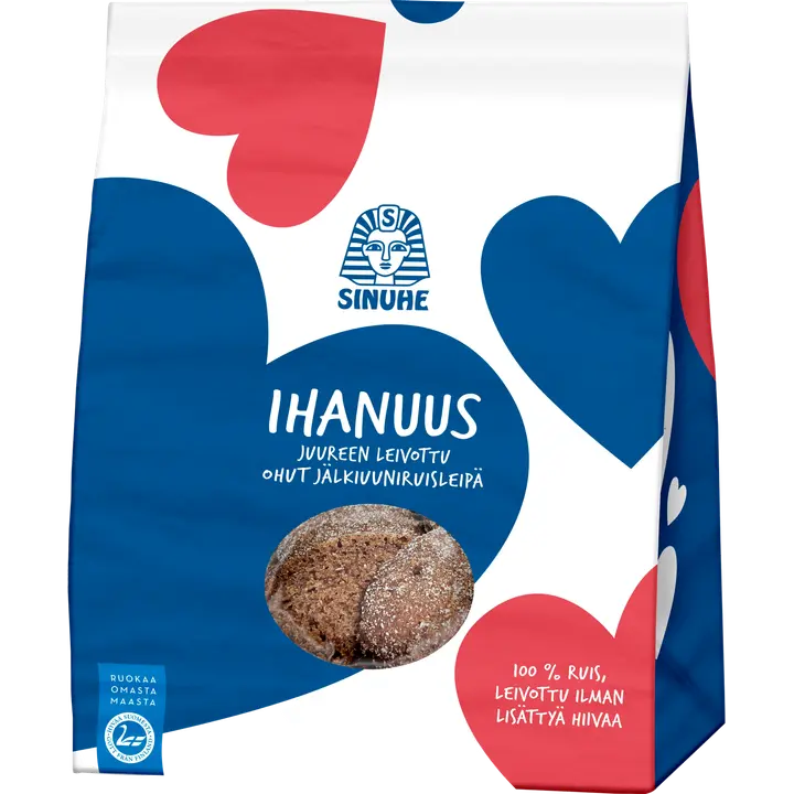Sinuhe Ihanuus jälkiuuniruisleipä 295g ruisleipä