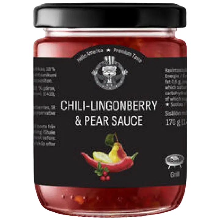 Hello America Chili-Lingonberry 170 g