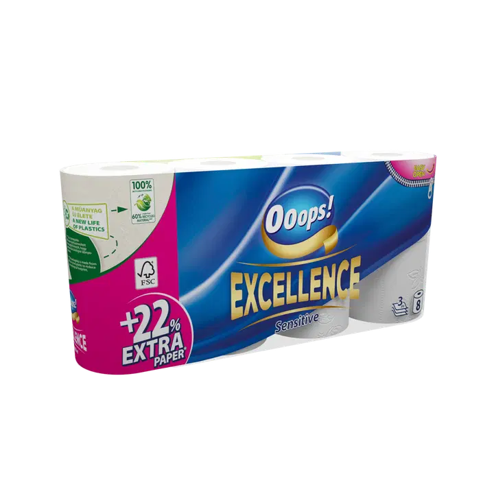 Ooops! Excellence Sensitive wc-paperi 8rl
