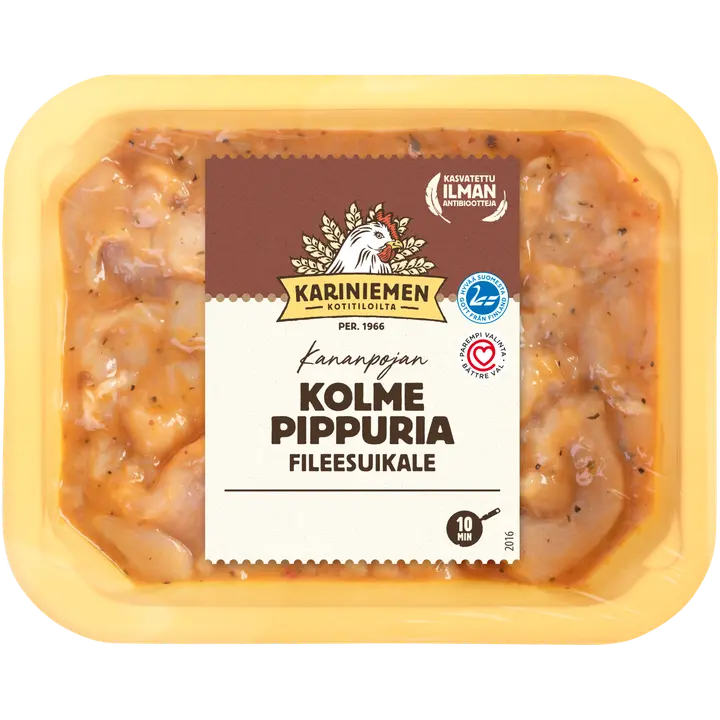 Kariniemen Kananpojan fileesuikale Kolme pippuria 450 g