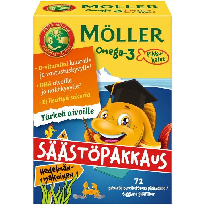 Möller 86G Omega-3 väikesed kalakesed