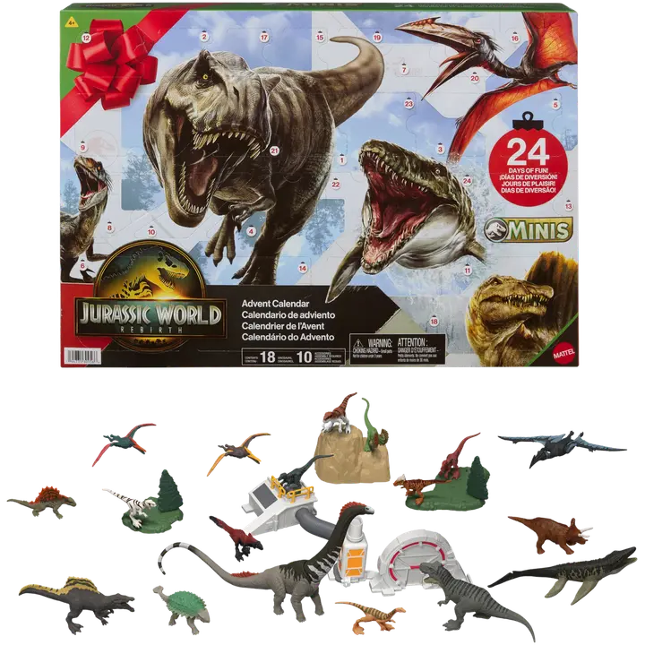 Jurassic World -Joulukalenteri