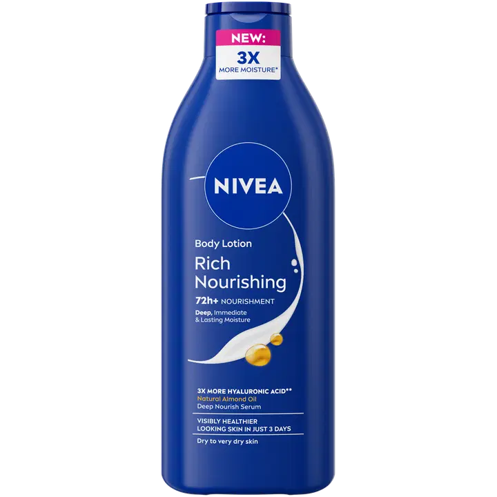 NIVEA 400ml Rich Nourishing Body Milk -vartaloemulsio