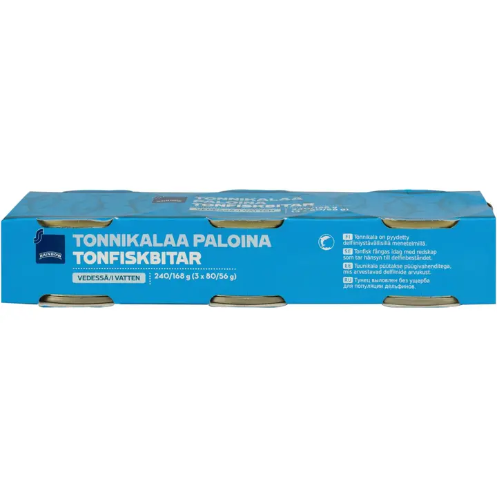 Tuunikala vees 3 x 80/56 g