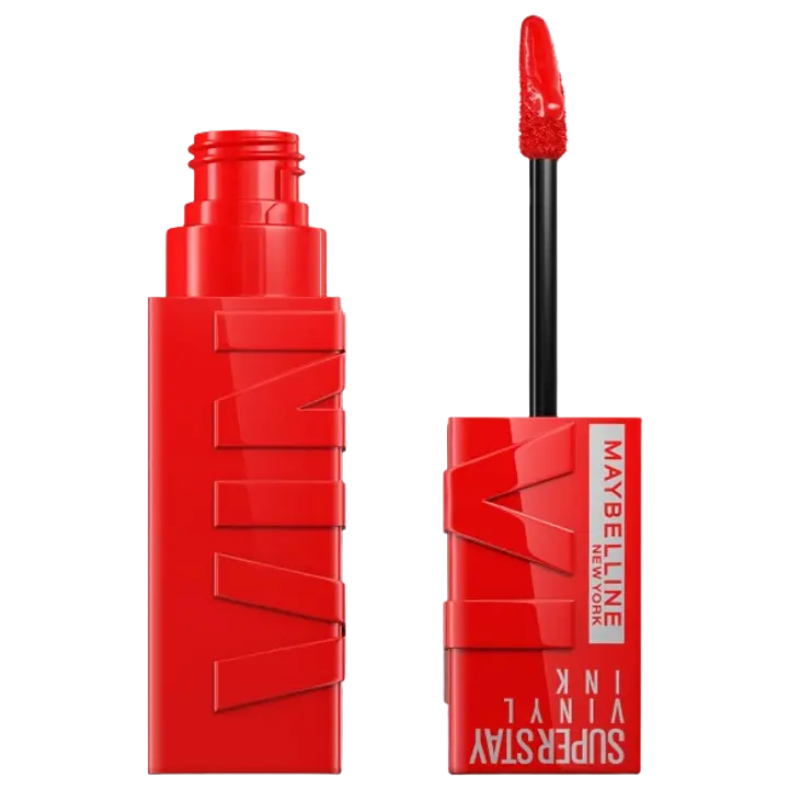 Maybelline Superstay Vinyl Ink huulevärv red-hot