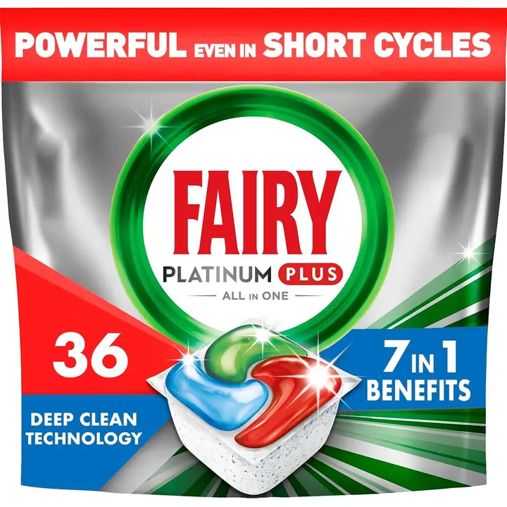 Fairy Platinum Plus All in One Deep Clean 36kpl konetiskitabletti
