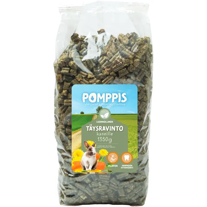 Pomppis kanin viljaton täysravinto 1350g