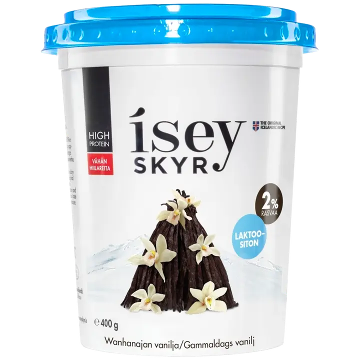 Isey Skyr Wanhanajan vanilja maitovalmiste  laktoositon 2% 400g