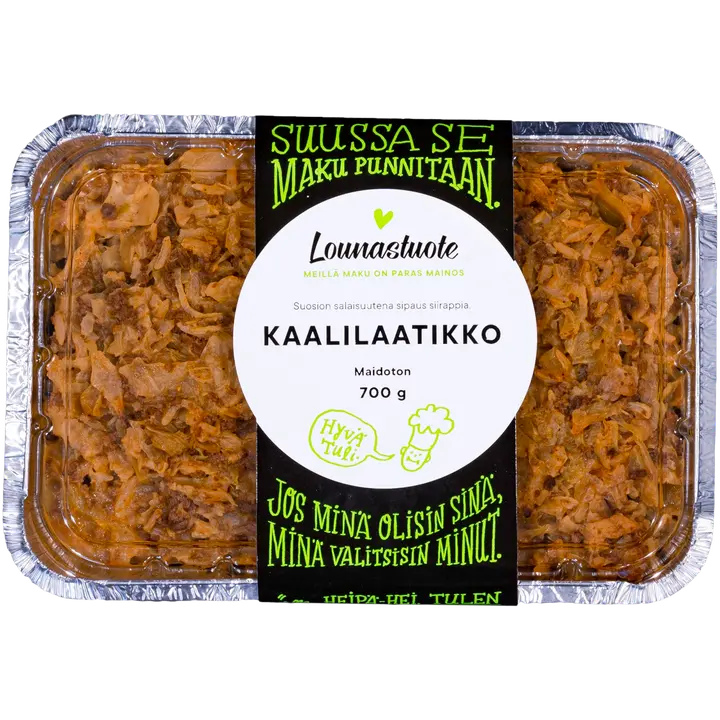 Lounastuote kaalilaatikko 700g - Perinteinen kaalilaatikko siirapilla höystettynä