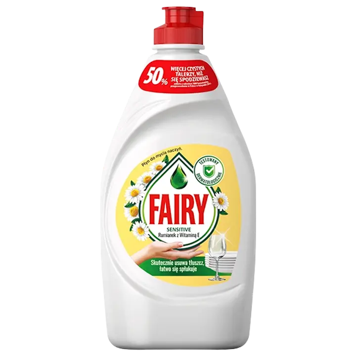Fairy nõudepesuvahend Sensitive Chamomile  450ml