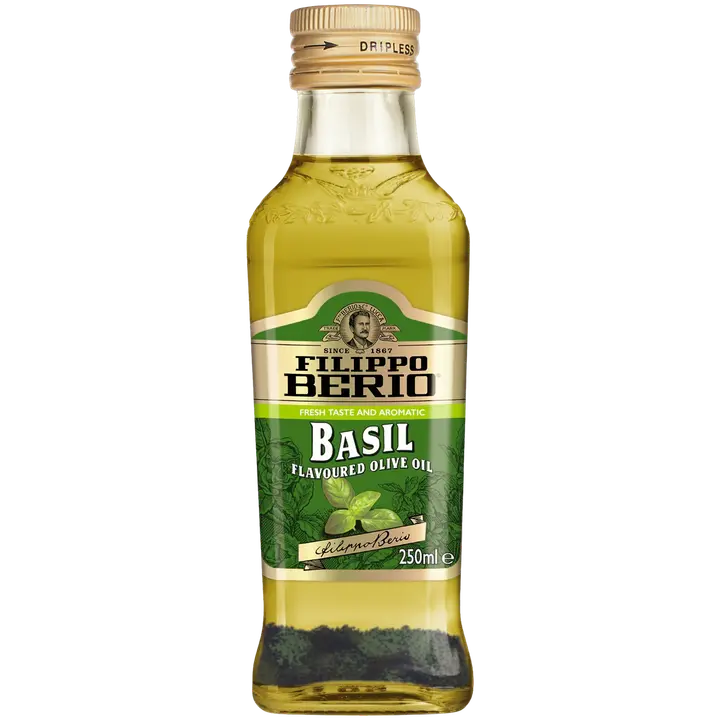 Filippo Berio oliiviõli, rafineeritud ja väärisoliiviõlist basiilikuga 250ml