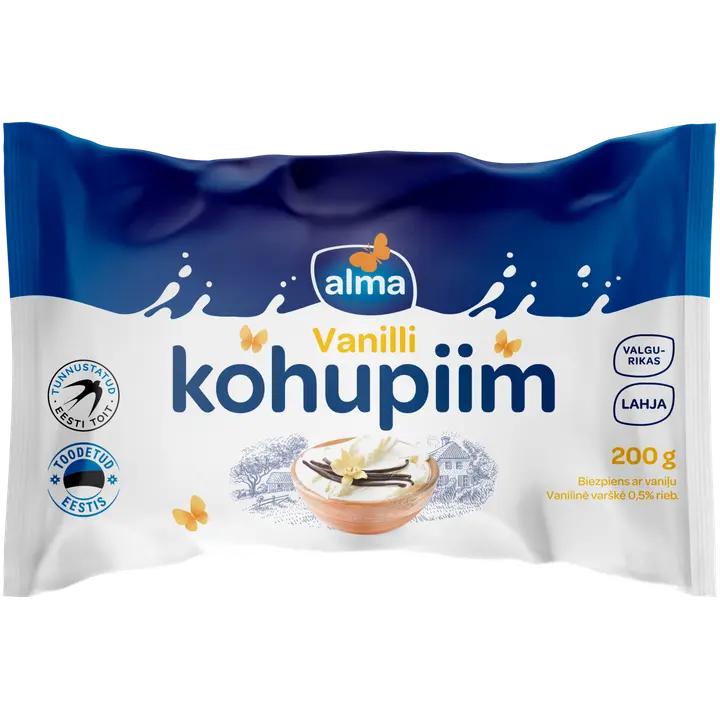 Alma Kohupiim Vanilli, 200 g