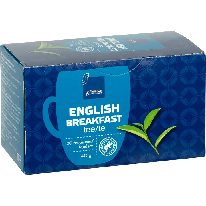 Rainbow English Breakfast tee 40g/20ps