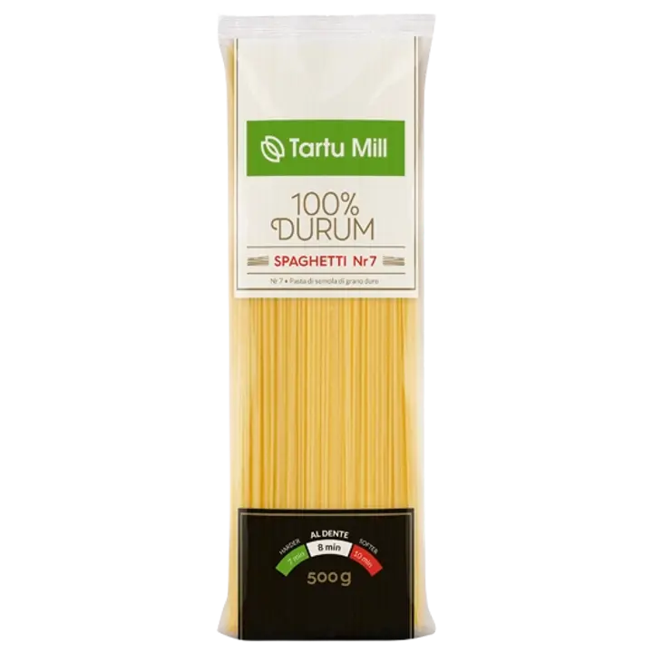 Tartu Mill durumnisujahupasta spaghetti nr7 500 g
