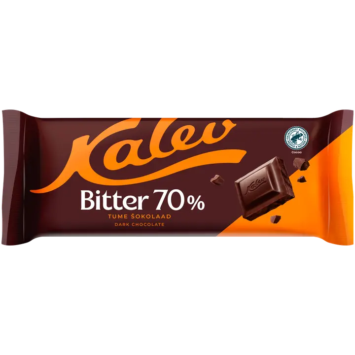 KALEV Bitter 70% tume šokolaad 190g