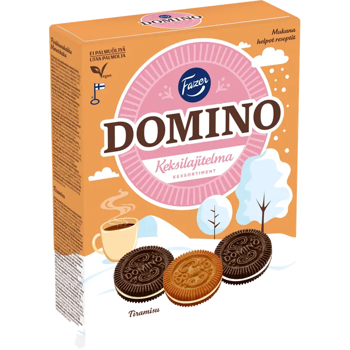 Fazer Domino keksilajitelma 525g