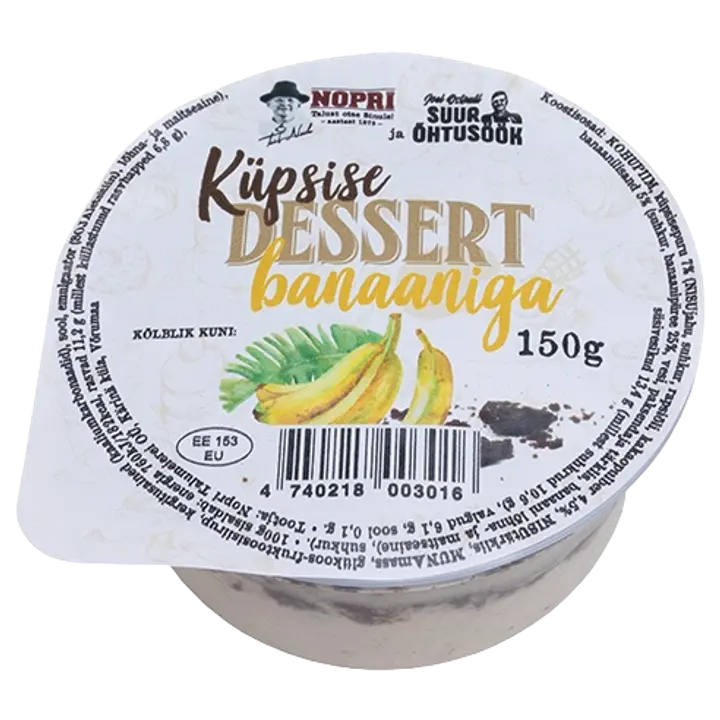 Nopri Küpsise dessert banaaniga 150g „ Suur Õhtusöök“