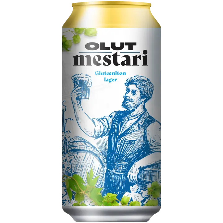 Stadin Panimo Oy Olutmestari Lager gluteeniton 5,0% 0,44l