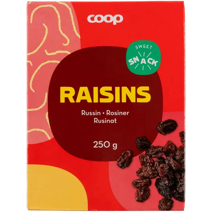 Coop rusinat 250 g